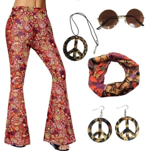 2025 Halloween Pantalon à clapet à jambe large pour femme, cosplay, hippicopter, pantalon imprimé Sciprinted, foulard, mode